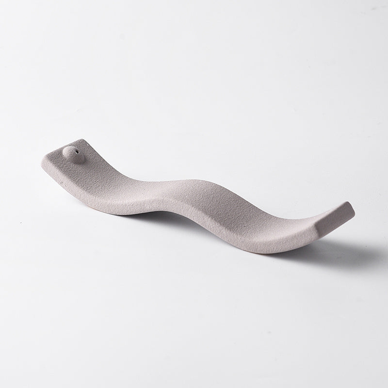 Opal Living Ceramic Wave Incense Holder