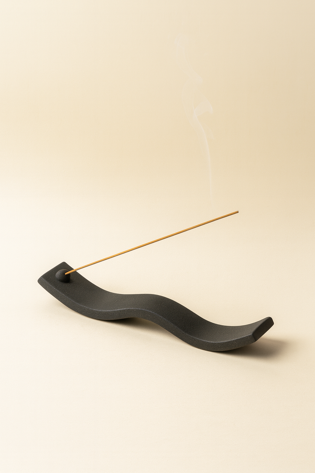 Opal Living Ceramic Wave Incense Holder