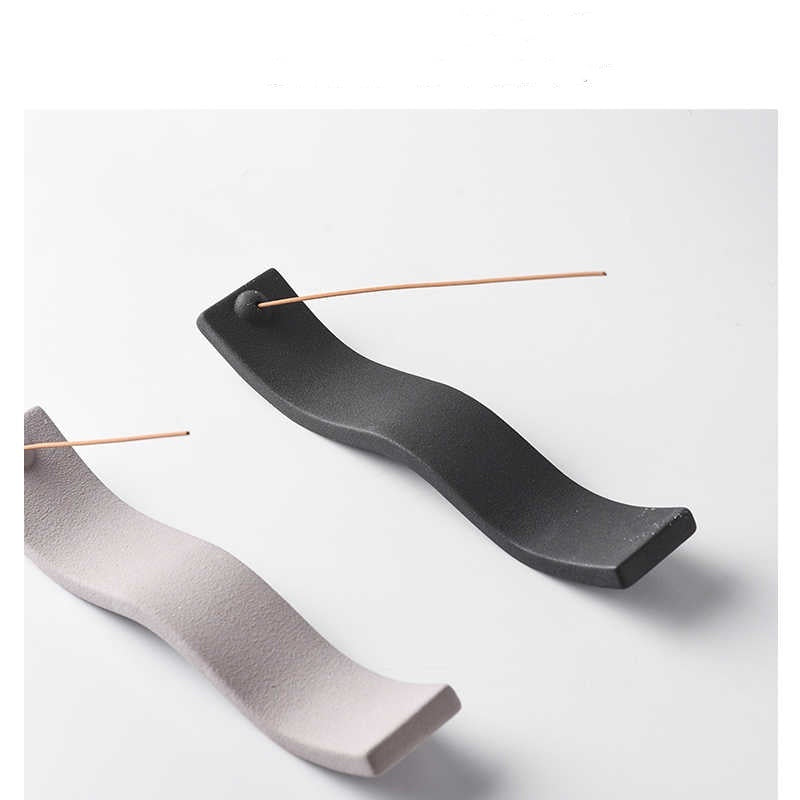 Opal Living Ceramic Wave Incense Holder